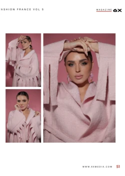 Portfolio Modelka w sesji zdjęciowej do magazynu Fashion France w stylizacji dobranej przez Anię Śmiechowską